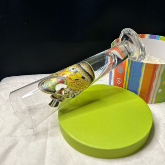 Ed Hardy By Christian Audigier Las Vegas “Snake” Pilsner Beer Glass 🐍 - Picture 9 of 10